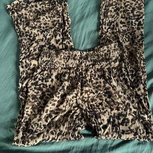 Maurices Leopard Print Straight Leg Pants